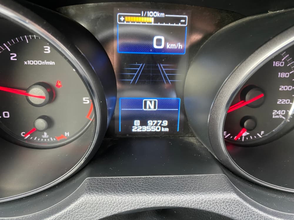 Outback dashboard